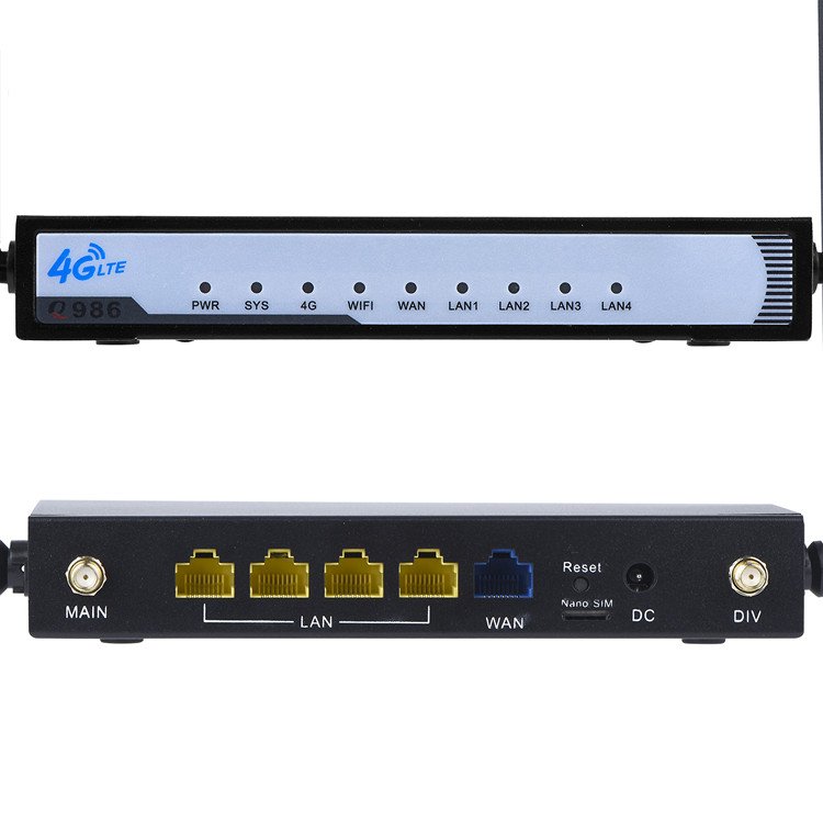 M2M Lot Gateway 2.4G 300Mbps Unlocked Industrial Openwrt VPN Modem 3G 4G Wifi Wireless Router